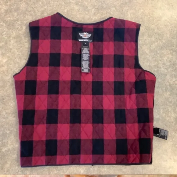 Genuine Harley Davidson Men’s Large black leather riding jacket - Picture 14 of 16